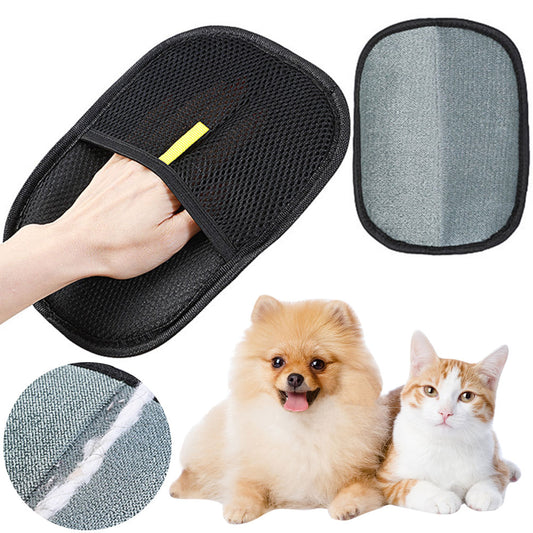 Pet Hair Remover Grooming Glove for Dogs, Cats & Rabbits